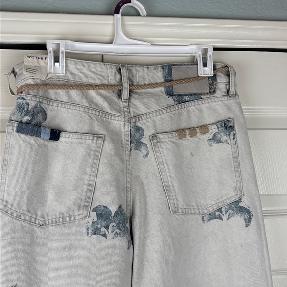 We The Free Geranium Slouchy Straight Jeans Size 30 New With Tag Sold out! - Picture 11 of 14